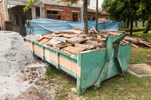 Happy homeowners after successful loft clearance